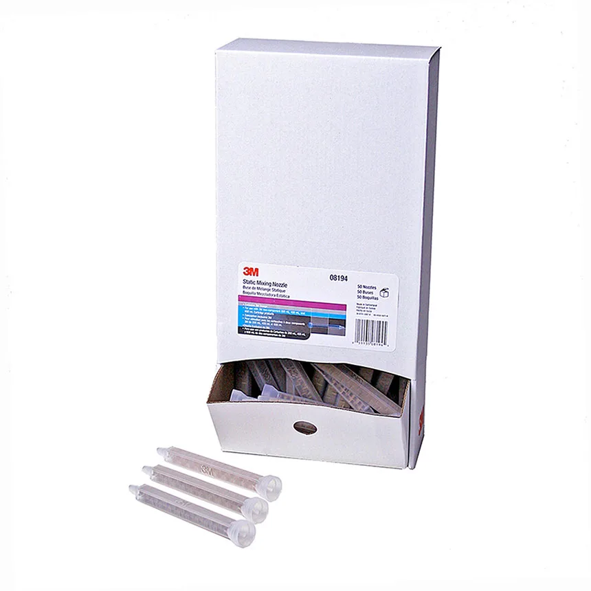Buses mélangeuses statiques 3M pour cartouches de 50 ml, sac de 12