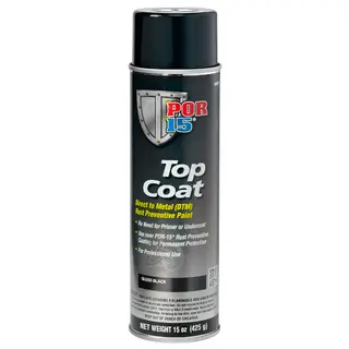 POR-15 Top Coat Aerosol, 425 g, Gloss Black