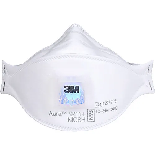 Respirateurs à particules N95 3M Aura 9211 (paquet de 10)