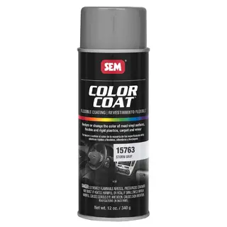 SEM Color Coat Vinyl & Plastic Paint, Storm Gray, 454 g Aerosol