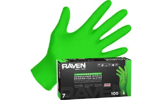Gants jetables en nitrile SAS Derma-Vue, 6 mil