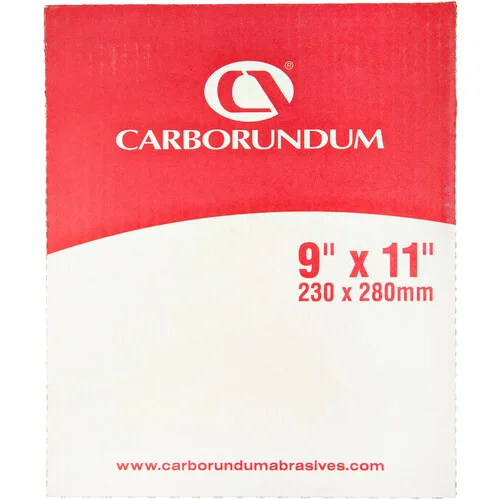 Carborundum Premier Red Dri-Lube Sanding Sheets, 9 x 11 in., P600