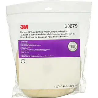 Tampon de laine double face 3M Perfect-It, 9 po