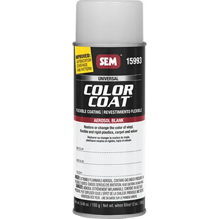 SEM Color Coat Vinyl & Plastic Paint, Universal, 454 g Aerosol