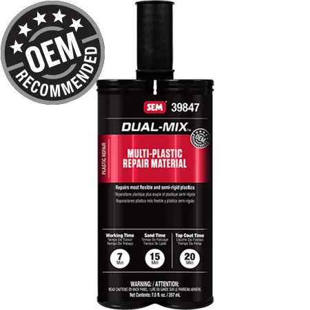 Produit de réparation multi-plastique SEM gris, cartouche 207 ml