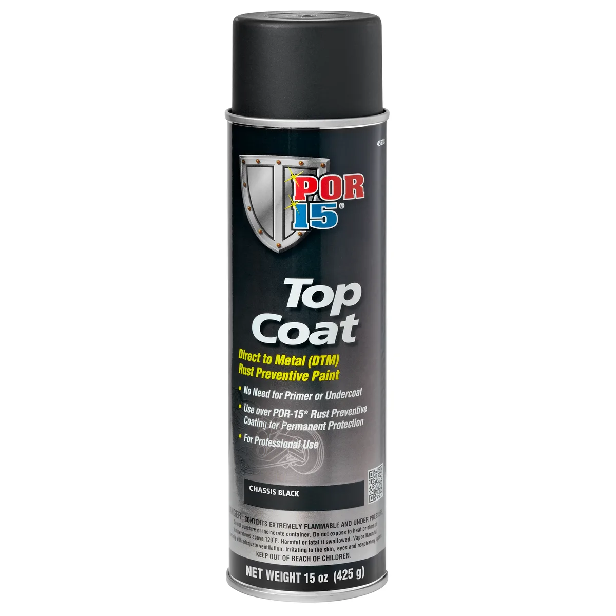POR-15 Top Coat Chassis Black