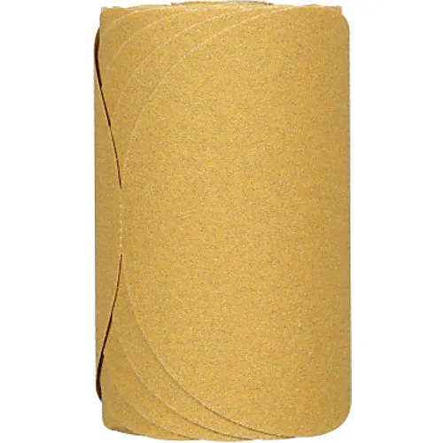 3M 216U Gold PSA Abrasive Discs, 6 in., No Hole, P80