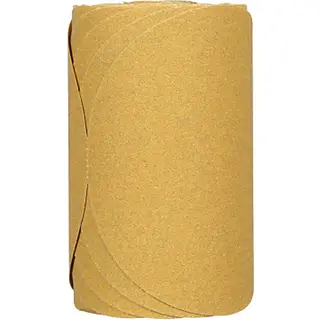Disques abrasifs adhésifs 3M 216U Gold 6 po, sans trou, grain P80