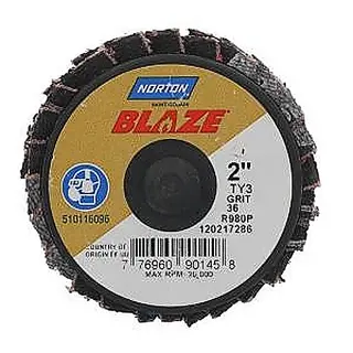 Norton Blaze R980P Speed-Lok TR Mini Flap Discs