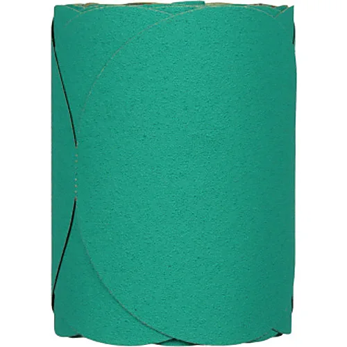 Disques abrasifs adhésifs 3M Green Corps 6 po, sans trou, grain 80