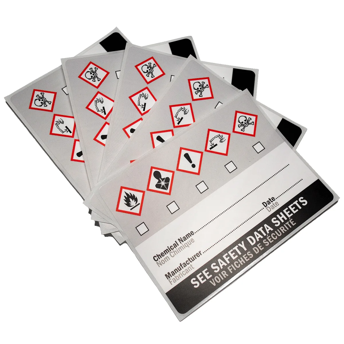 Étiquettes SIMDUT FBS (paquet de 5)