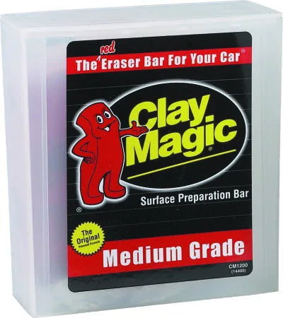 Barre d'argile Clay Magic rouge, texture moyenne, 200 g