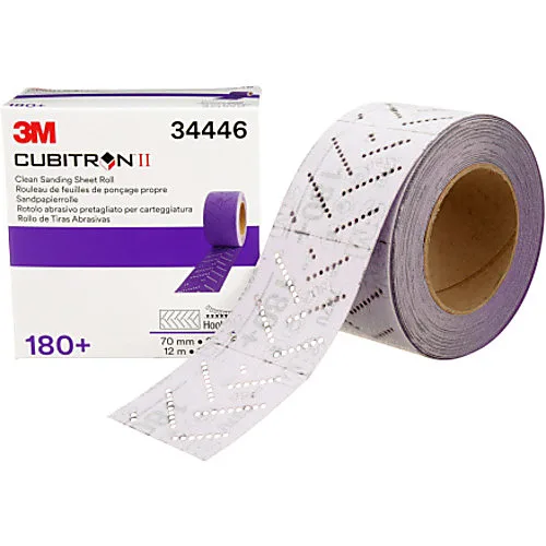 Rouleau abrasif 3M Cubitron II Clean Sanding 70 mm x 12 m, grain P180