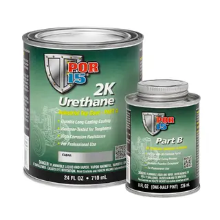 POR-15 2K Urethane Clear, 3.78 L