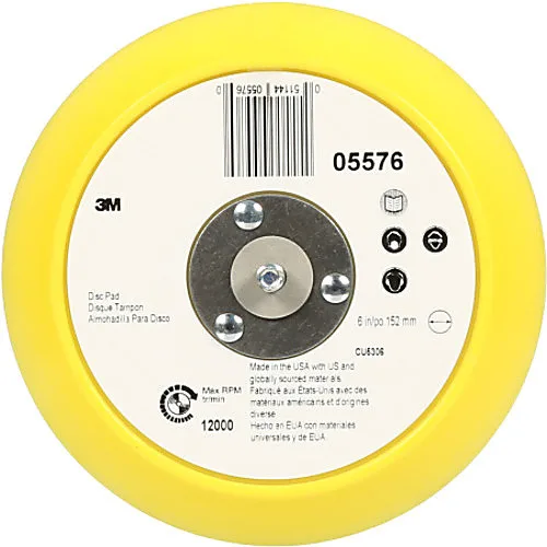 3M Stikit 6 in. PSA Disc Pad, 5/16-24