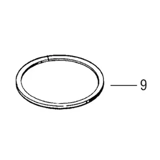 DeVilbiss KB-80 Lid and Cup Gasket Kit