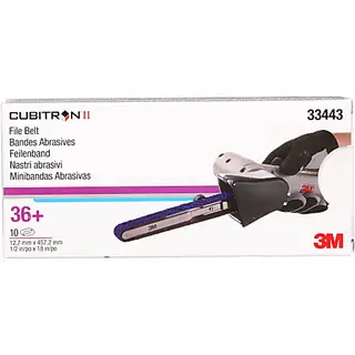 Courroies abrasives 3M Cubitron II 1/2 x 18 po, grain 36+