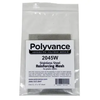 Polyvance Stainless Steel Reinforcing Mesh, 5 x 10 in.