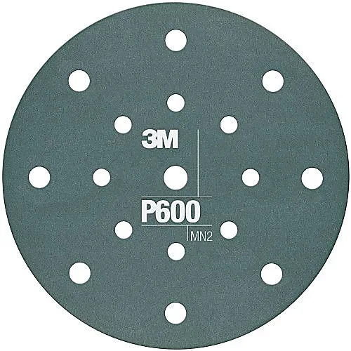 3M Flexible Abrasive 6 in. Hook & Loop Discs, 17 Holes