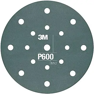 3M Flexible Abrasive 6 in. Hook & Loop Discs, 17 Holes
