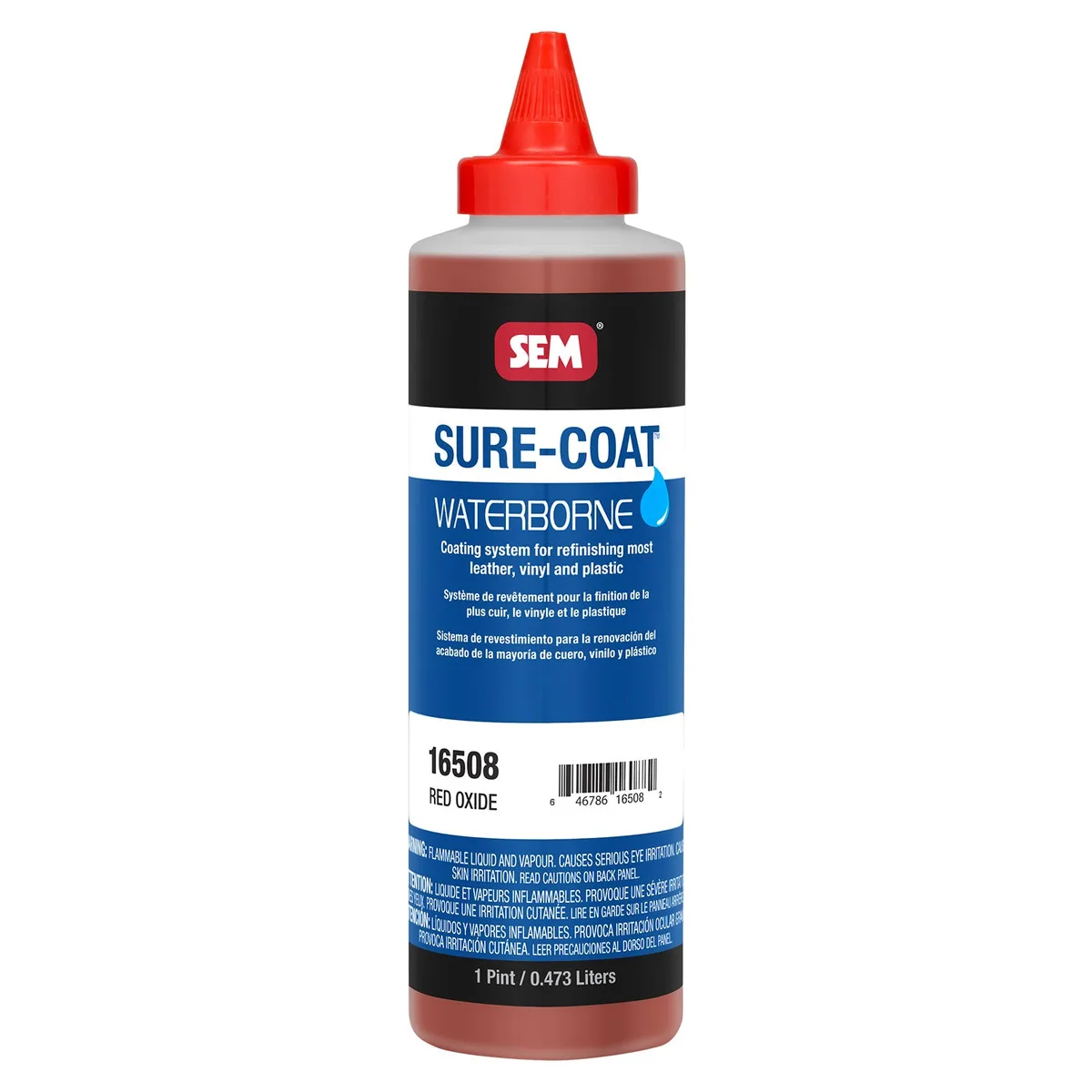 Couleur SEM Sure-Coat Red Oxide et Yellow Oxide, 473 ml