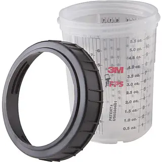 3M PPS 177 ml Cups & Collars, Pack of 2