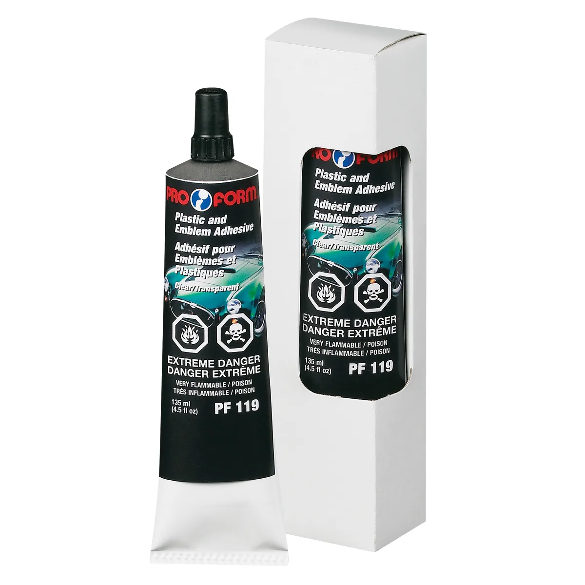 Adhésif transparent pour emblèmes ProForm, 135 ml