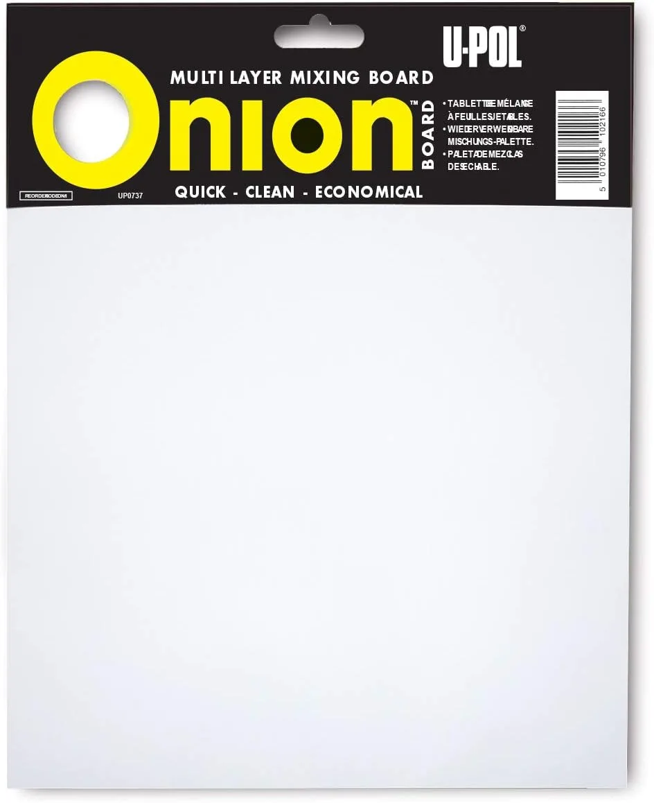U-POL Filler Mixing Board, 100 Tear-Off Sheets