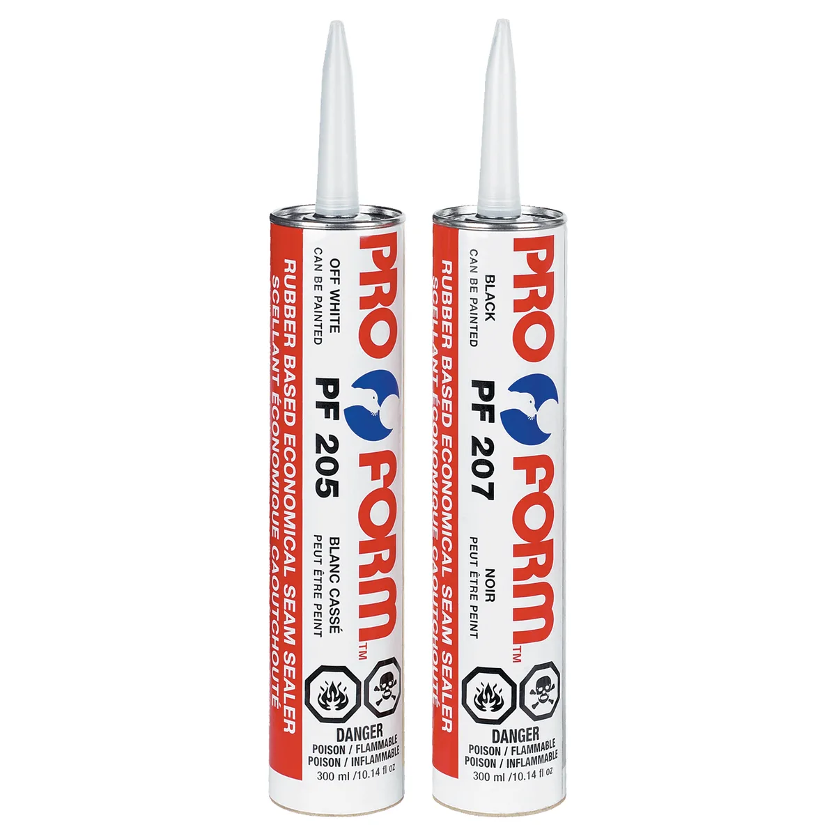 Scellant à joints économique ProForm à base de caoutchouc, blanc, 300 ml