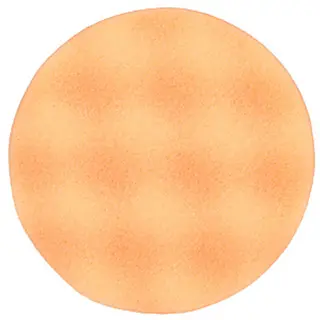 Tampon de polissage en mousse orange 3M, 3,25 po