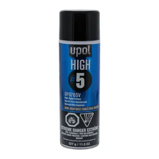 Apprêt garnissant haute épaisseur U-POL, gris foncé, aérosol 450 ml