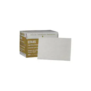 Tampons Scotch-Brite 3M blancs type F, 6 x 9 po