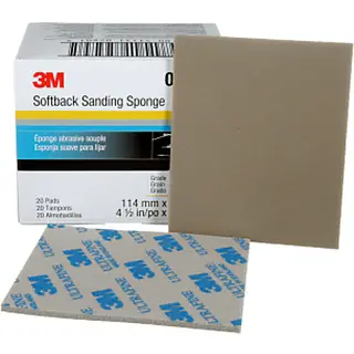 3M Ultrafine Softback Sanding Sponges, 4.5 x 5.5 in.