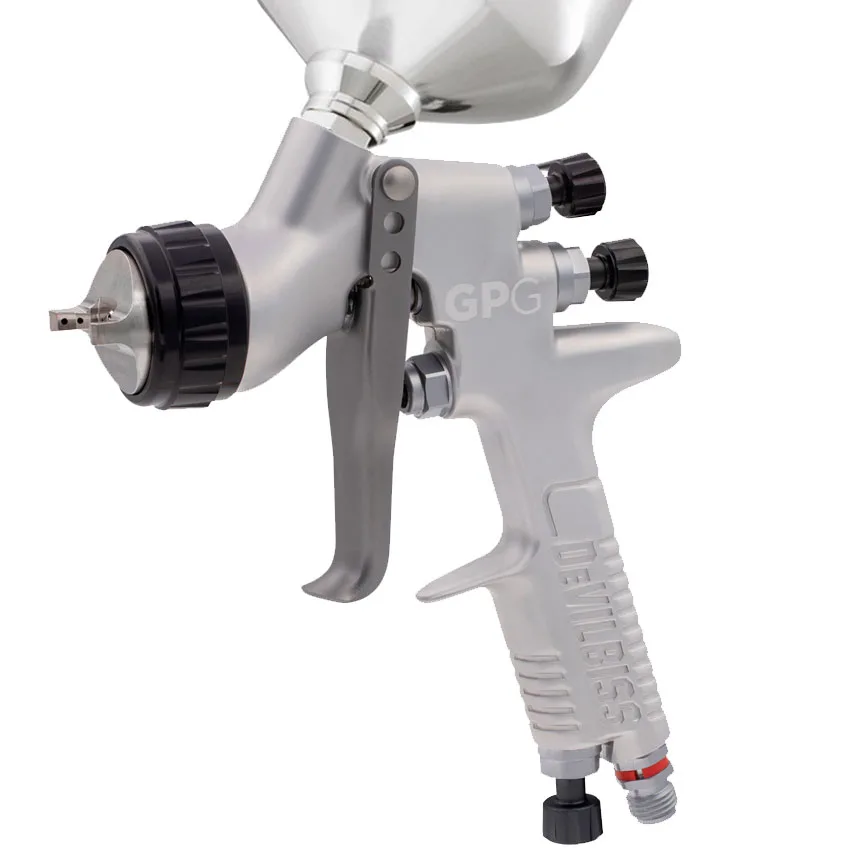 Pistolet à gravité DeVilbiss GPG, buses 1,2 / 1,3 / 1,4 mm
