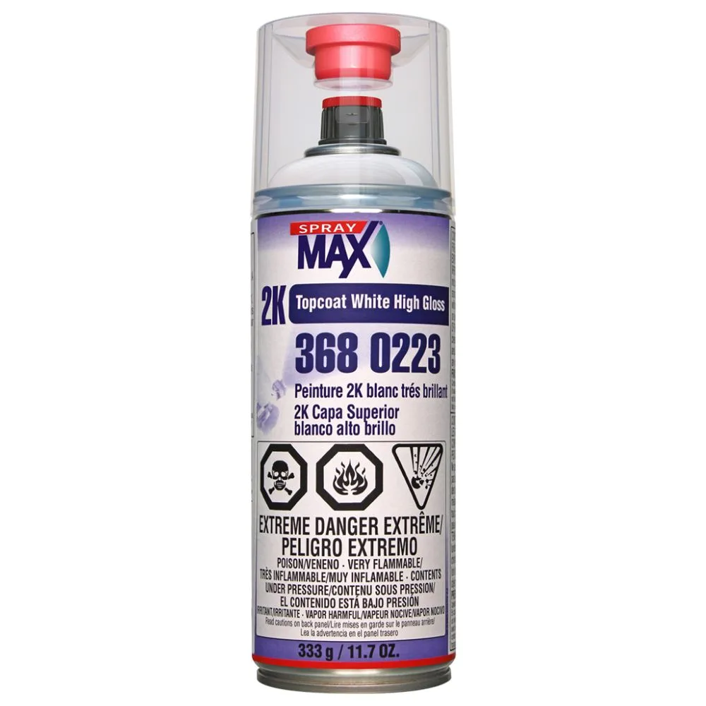 Peinture de finition 2K SprayMax lustrée en aérosol